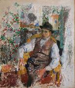 Rik Wouters Portrait of Ernest Wijnants oil on canvas